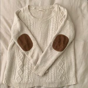 Urban Knot Sweater with elbow patches!